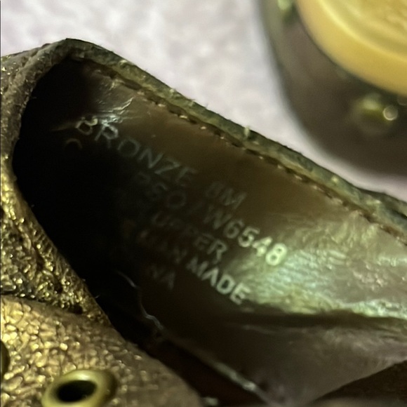 Bronze Studded White Mountain Mules & Clogs - Picture 7 of 7